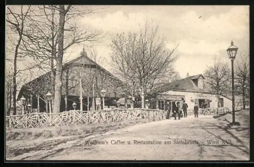 AK Wien, Wolfram`s Cafe und Restaurant am Steinbruch