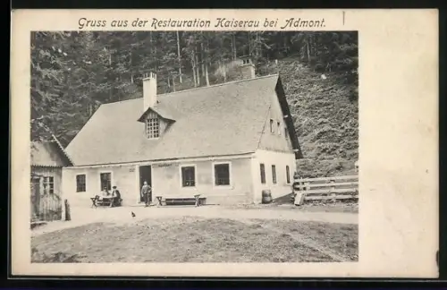 AK Admont, Gasthaus Kaiserau am Wald