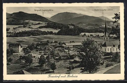 AK Frasdorf, Ortsansicht mit Hochries