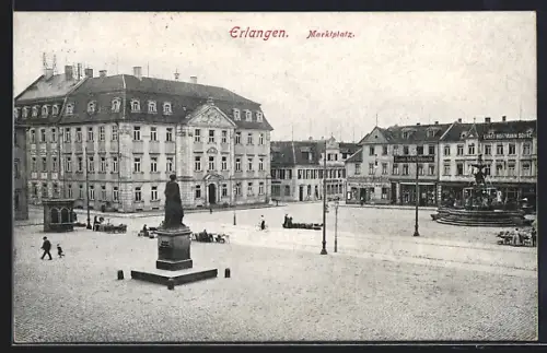 AK Erlangen, Partie am Marktplatz