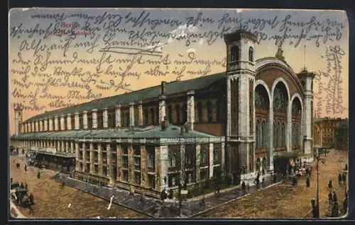 AK Berlin, Stettiner-Bahnhof in der Invalidenstrasse