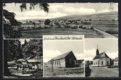 AK Bruchweiler, Schule, Kirche und Rehgruppe am Waldweg