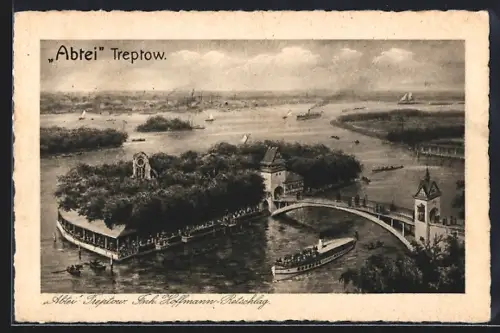 AK Berlin, Abtei Treptow, Dampfschiff