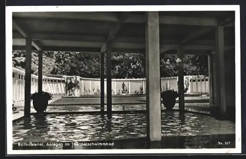 AK Badenweiler, Thermalschwimmbad mit Anlagen