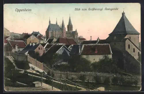 AK Oppenheim, Blick vom grossherzhoglichen Amtsgericht