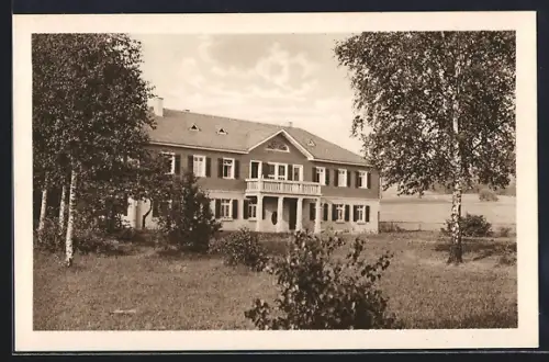 AK Caub, Jugendheim des Turngaues Süd-Nassau auf der Loreley