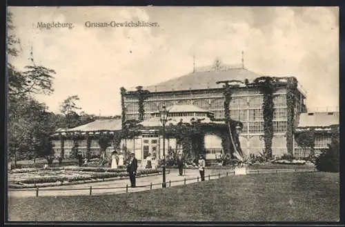 AK Magdeburg, Grusan-Gewächshäuser