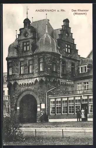 AK Andernach a. Rh., Rheintor Museum