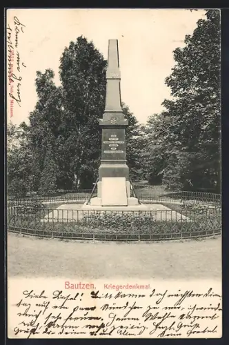AK Bautzen, Kriegerdenkmal