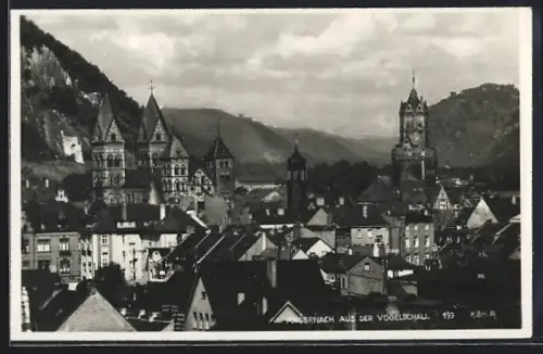 AK Andernach, Ortsansicht aus der Vogelschau