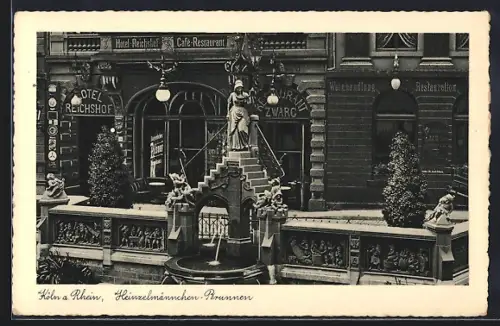 AK Köln a. Rhein, Heinzelmännchen-Brunnen