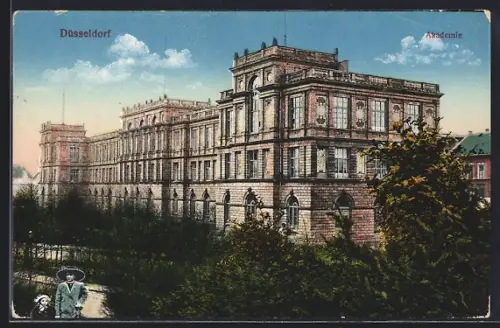 AK Düsseldorf, Blick auf die Akademie