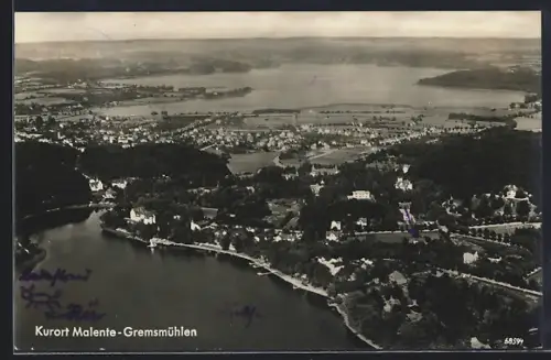 AK Malente-Gremsmühlen, Gesamtansicht, Luftbild