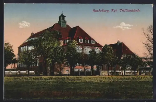 AK Rendsburg, Königl. Tiefbauschule