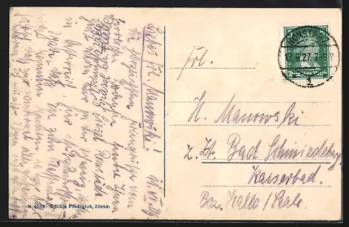 AK Konstanz, Rheinbrücke, Münster, Rheintorturm