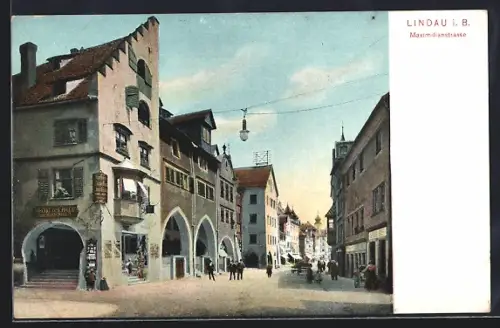 AK Lindau i. B., Maximilianstrasse