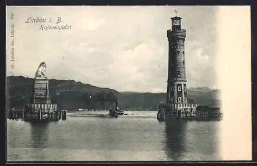 AK Lindau i. B., Hafeneinfahrt