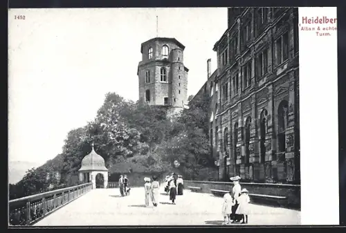 AK Heidelberg, Altan und achteckiger Turm