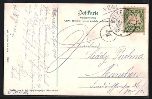 AK Mittenwald a. Isar, Schlipferhaus