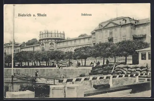 AK Biebrich a. Rhein, Schloss