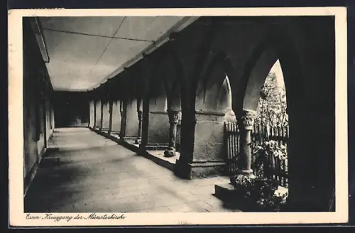 AK Essen, Kreuzgang der Münsterkirche