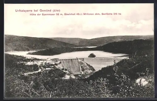 AK Gemünd /Eifel, Urfttalsperre