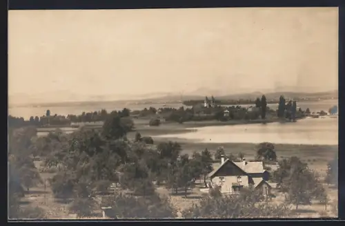 AK Reichenau-Unterzell / Baden, Ortspanorama