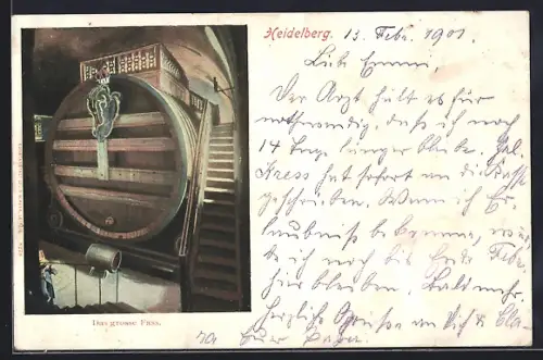 AK Heidelberg, Das grosse Fass