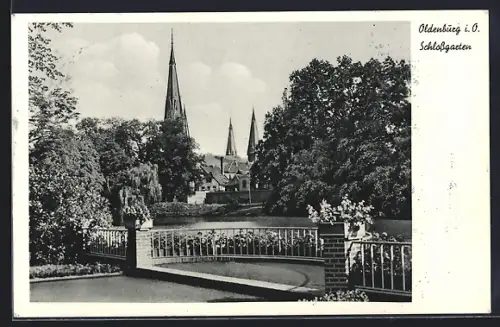 AK Oldenburg i. O., Schlossgarten