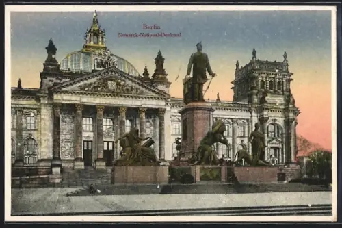 AK Berlin, Bismarck-National-Denkmal