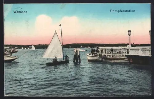 AK Berlin-Wannsee, Dampferstation