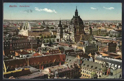 AK Berlin, Panorama der Stadt