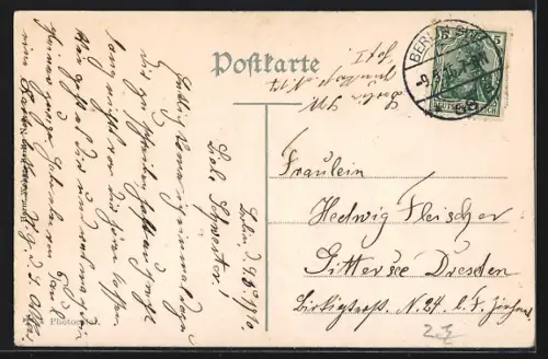 AK Berlin, Panorama der Stadt