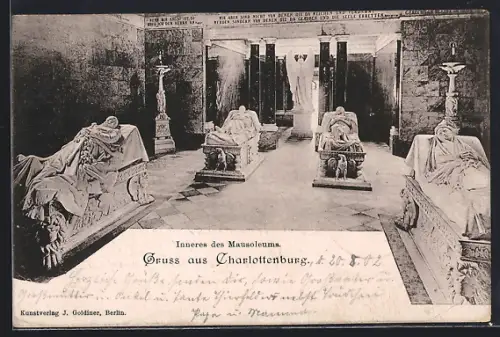 AK Berlin-Charlottenburg, Inneres des Mausoleums
