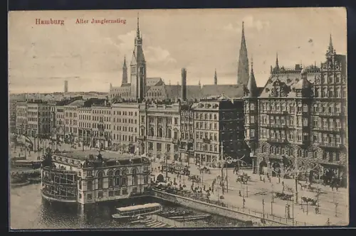 AK Hamburg-Neustadt, Alter Jungfernstieg