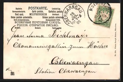 AK München, Ludwigstrasse