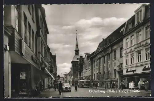 AK Oldenburg /Oldb., Lange Strasse