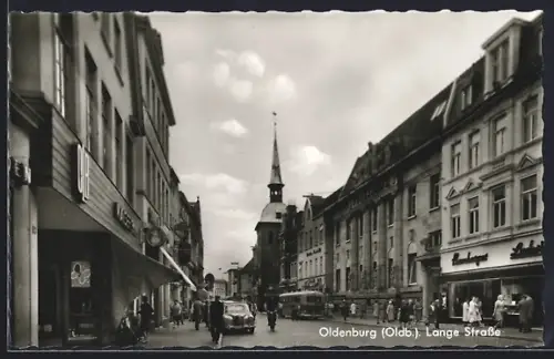AK Oldenburg /Oldb., Lange Strasse