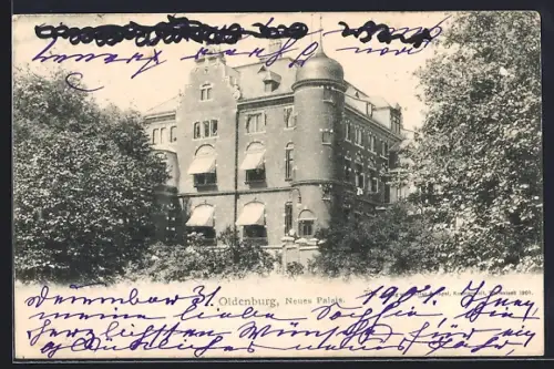 AK Oldenburg / O., Neues Palais