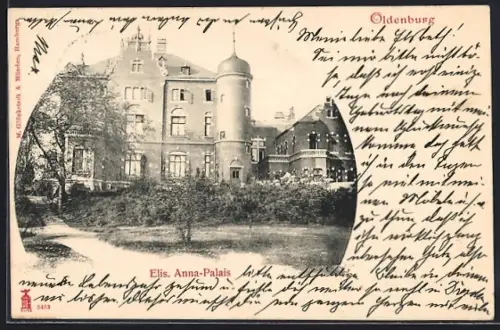 AK Oldenburg / O., Elis. Anna-Palais