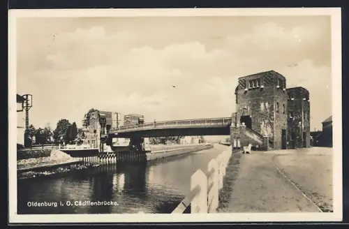 AK Oldenburg i. O., Cäcilienbrücke