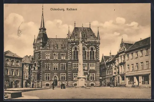 AK Oldenburg / O., Rathaus