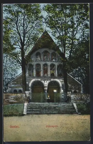 AK Goslar am Harz, Blick zur Domkapelle
