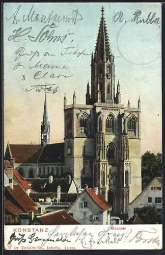 AK Konstanz, Ansicht von Münster