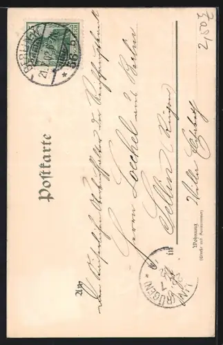 AK Berlin-Tiergarten, Lessing-Denkmal