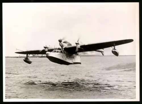 Fotografie Flugzeug Blohm & Voss BV 138, Flugboot Prototyp Kennung D-AMOR in der Erprobung, Werkfoto