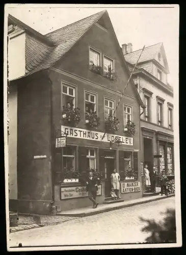 Fotografie unbekannter Fotograf, Ansicht St. Goar, Gasthaus Zur Loreley, Gerstengasse Ecke Heerstrasse