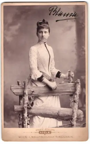 Fotografie Adele, Wien, Blanche Barretta, franzöische Schauspielerin