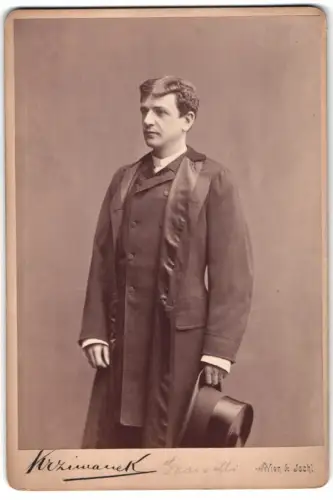 Fotografie Krziwanek, Wien, Franz Josef Graselli, Schauspieler und Theaterdirektor