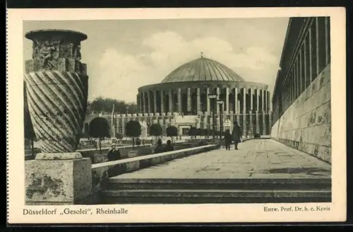 AK Düsseldorf, Gesolei Ausstellung 1926, Rheinhalle